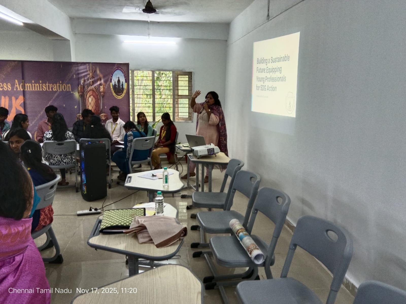 Interactive Lecture on "Building a Sustainable Future by Equipping Young Professionals for SDG Action."