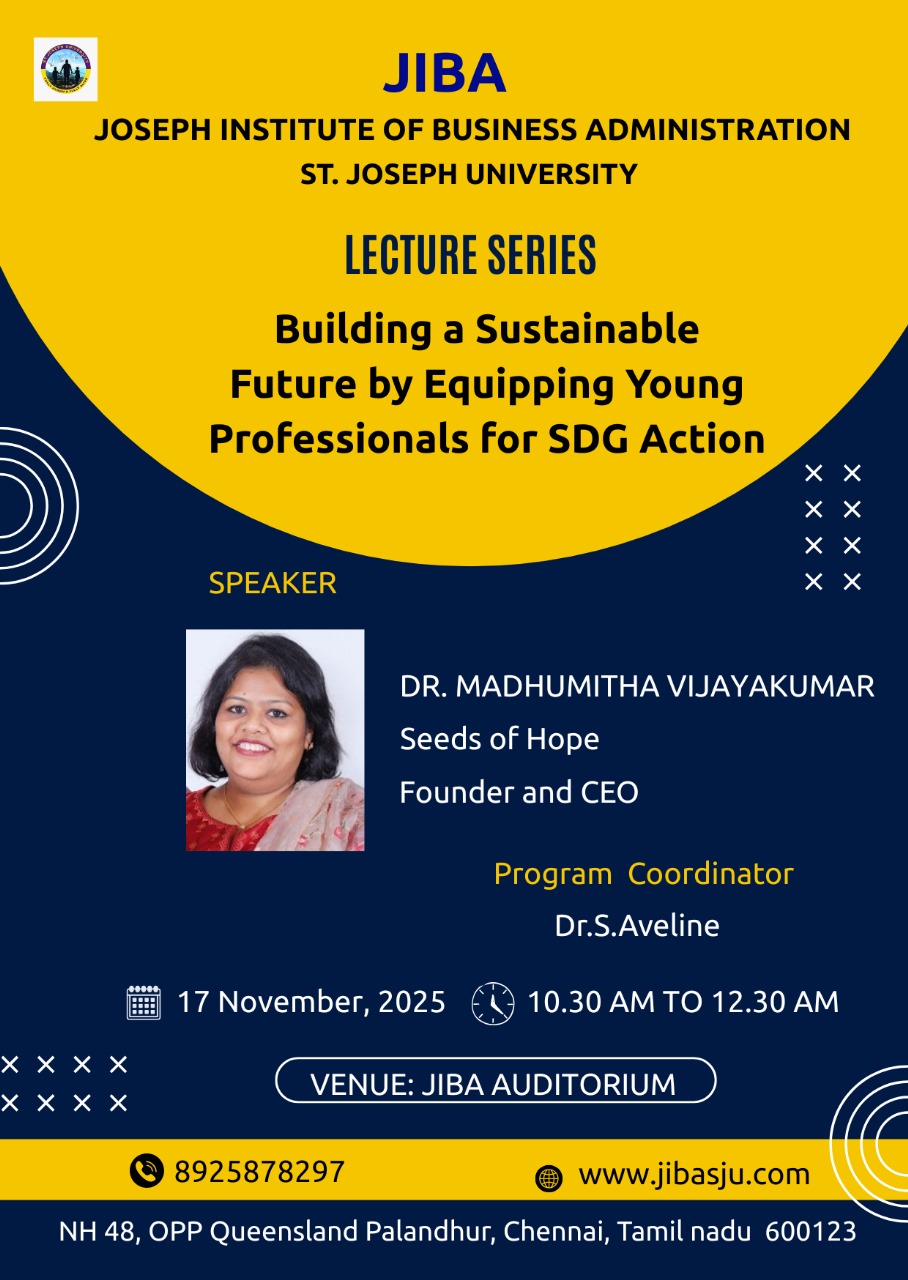 Interactive Lecture on "Building a Sustainable Future by Equipping Young Professionals for SDG Action."