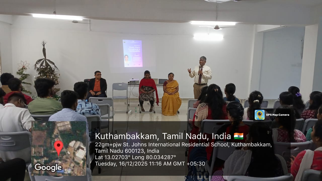 Guest Lecture on Plastic Waste Management & Susutainability