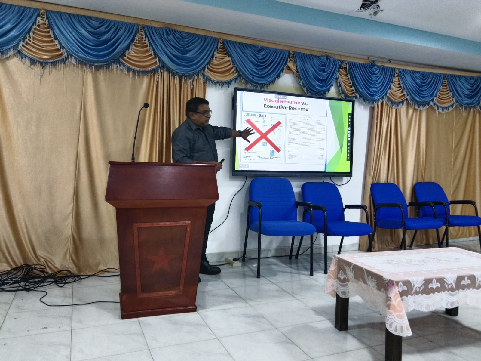 Workshop on Preparation for First Job