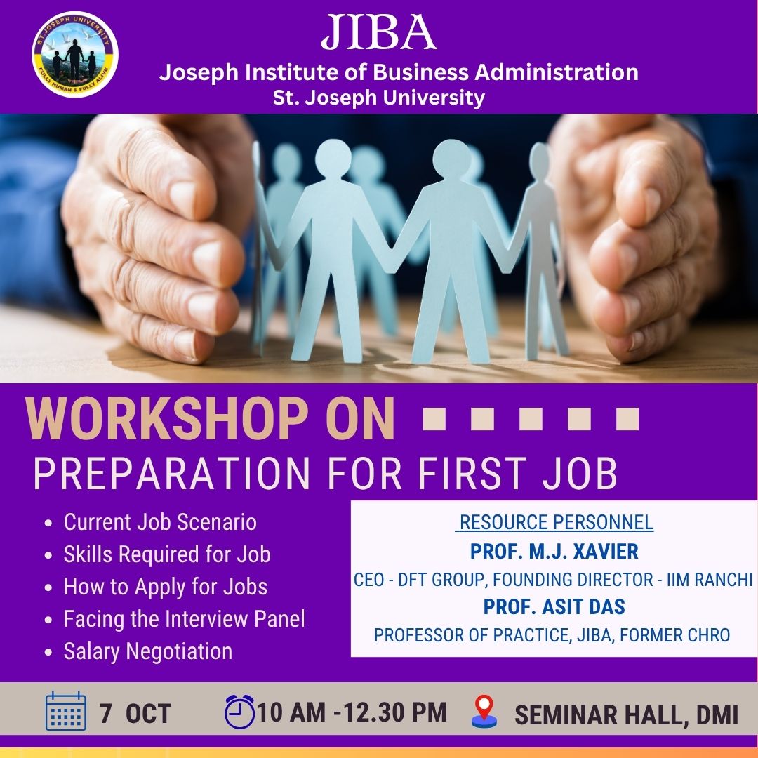 Workshop on Preparation for First Job