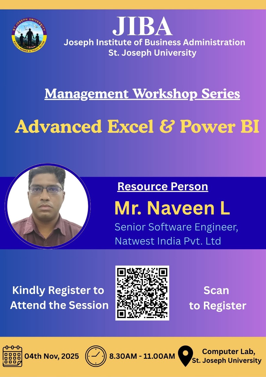 Workshop on Advanced Excel & Power BI 