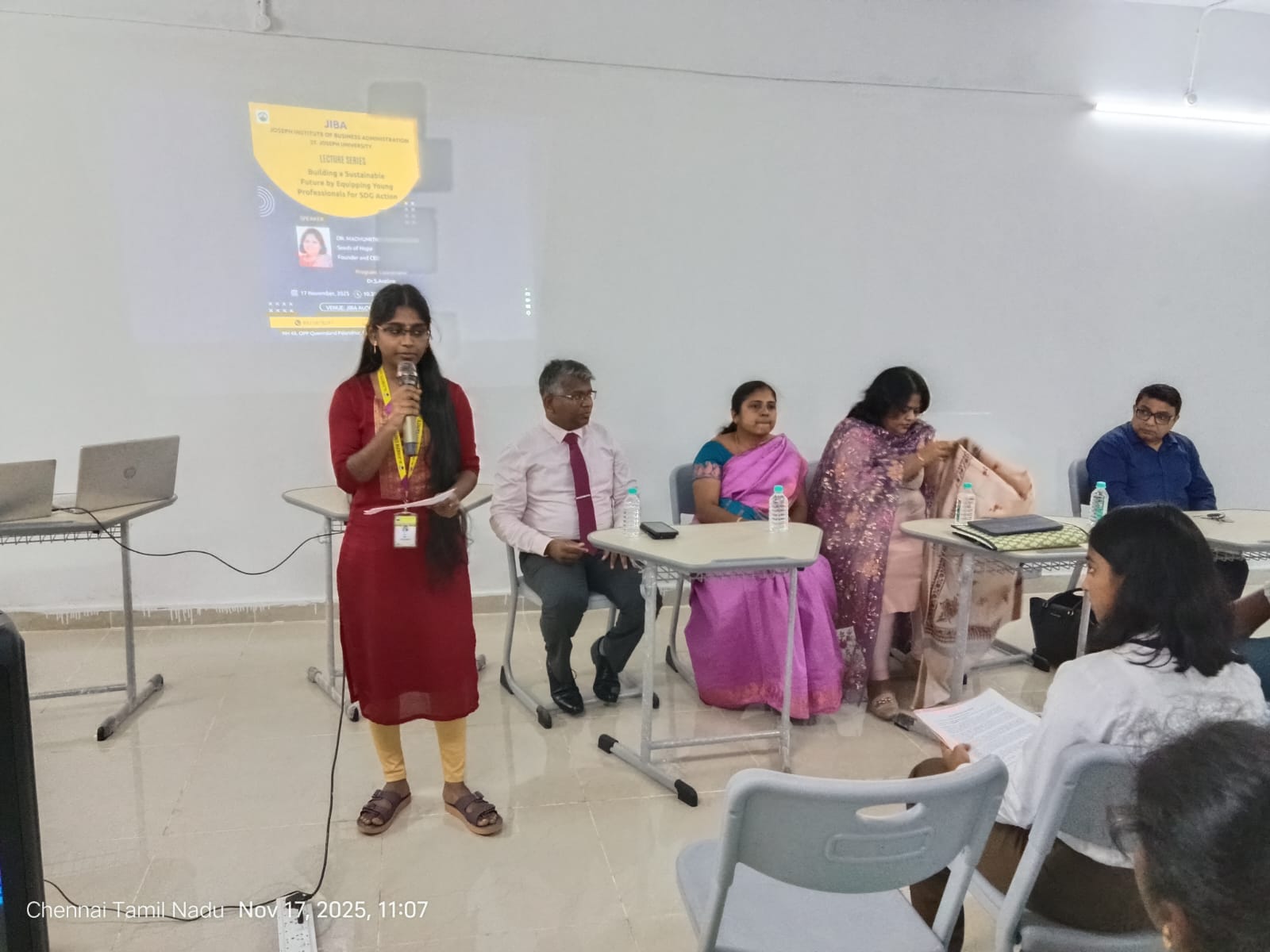 Interactive Lecture on "Building a Sustainable Future by Equipping Young Professionals for SDG Action."