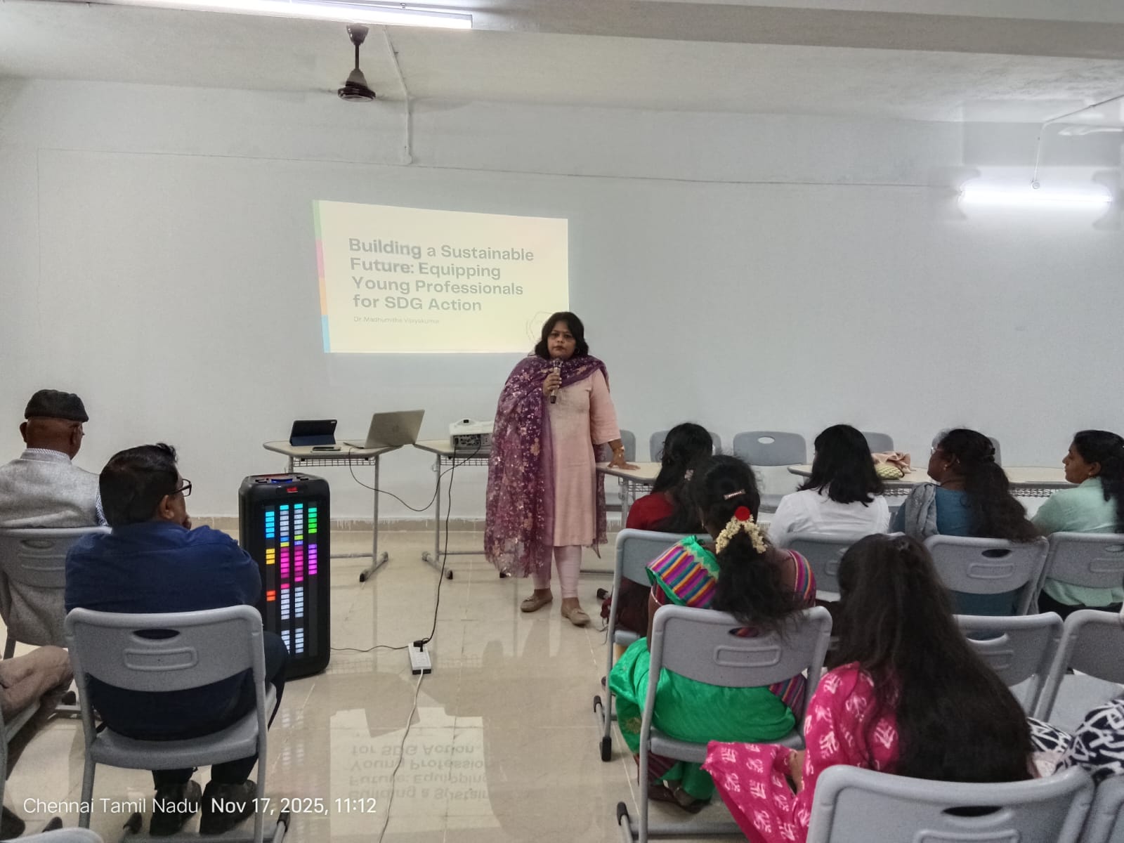 Interactive Lecture on "Building a Sustainable Future by Equipping Young Professionals for SDG Action."